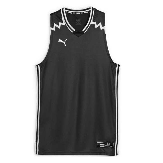 Débardeur basket Puma noir homme - modèle HOOPS