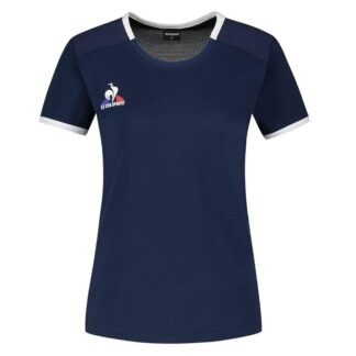 Tee shirt Le Coq Sportif marine femme - modèle TENNIS