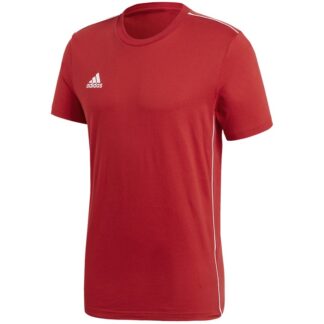 Tee coton Adidas rouge homme - modèle CORE 18