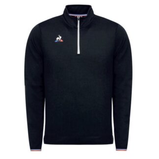 Veste 1/4 zip Le Coq Sportif noire homme – modèle TRAINING