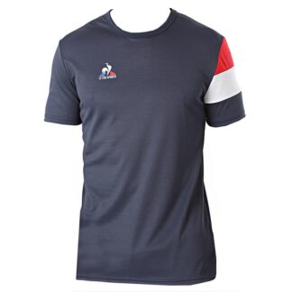 Tee shirt Le Coq Sportif polyester marine homme – modèle PREMIUM