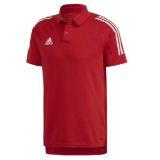 Polo coton Adidas rouge homme - modèle CONDIVO