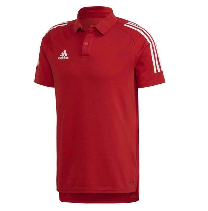 Polo coton Adidas rouge homme - modèle CONDIVO