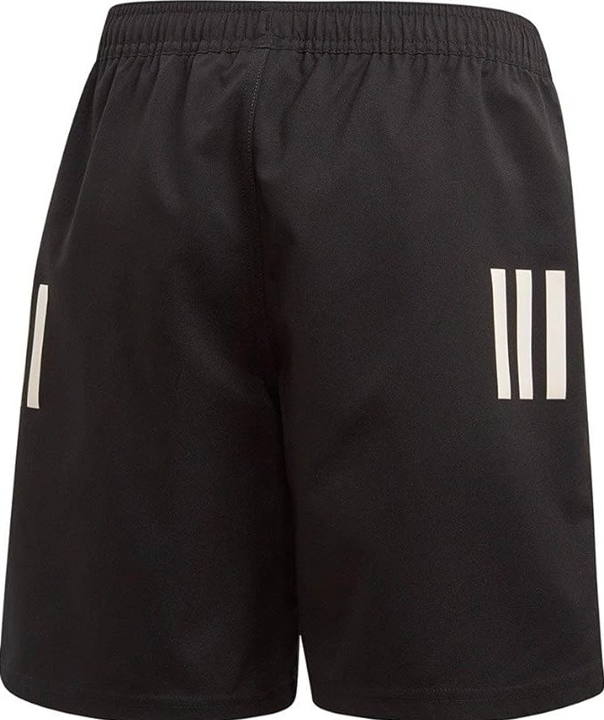 Short rugby Adidas noir enfant - modèle 3STRIPES – Image 2