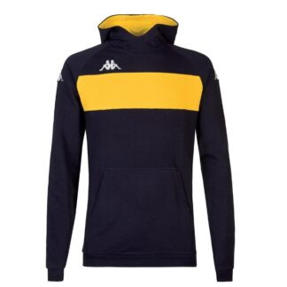 Hoody Kappa marine-jaune homme - modèle DACCIO