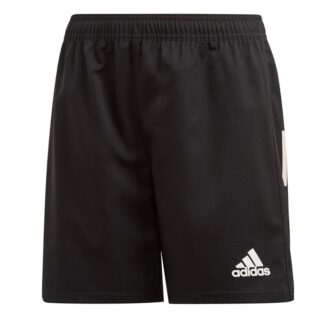 Short rugby Adidas noir enfant - modèle 3STRIPES