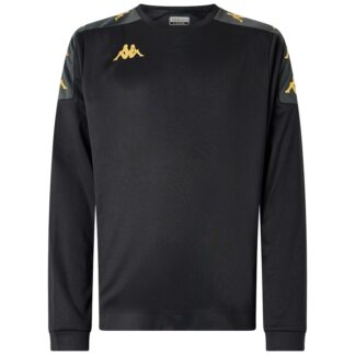 Sweat training Kappa noir homme - modèle GAVERNO