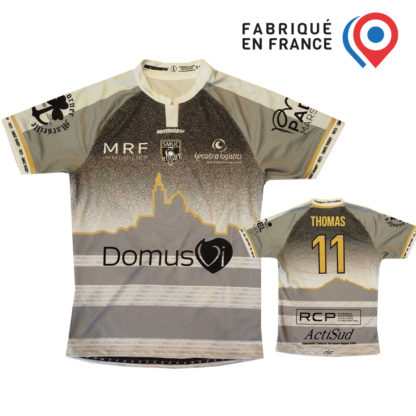 Maillot rugby sublimé ELITE Homme MisteRugby – modèle RUGBY AWAY 25-26