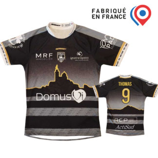Maillot rugby sublimé Team Enfant MisteRugby – modèle RUGBY HOME 25-26