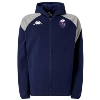 Veste zippée coton Kappa Homme Marine – modèle LIANTOZI