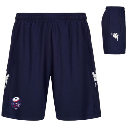 Short training Kappa Homme Marine – modèle LUVIOZIP