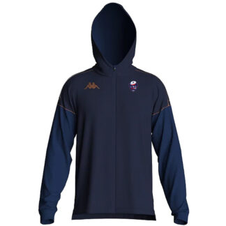 Veste capuche zippée KAPPA Homme Marine – modèle MEVOLO