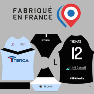 Maillot rugby sublimé Team FEMME MisteRugby – modèle UBM