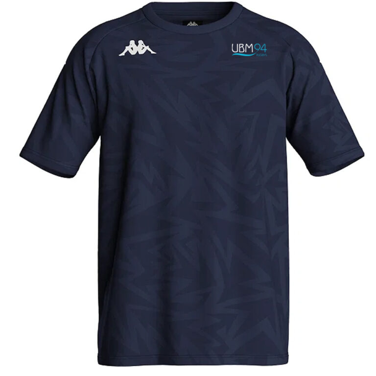 Tee shirt poly Kappa Homme Marine – modèle FAVERO