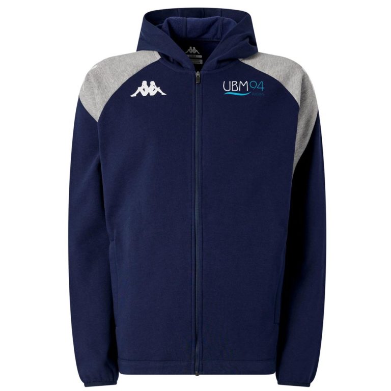 Veste zippée coton Kappa Enfant Marine – modèle LIANTOZI