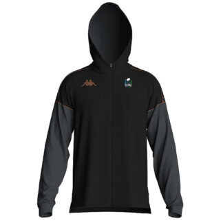 Veste capuche zippée KAPPA Homme Noir – modèle MEVOLO