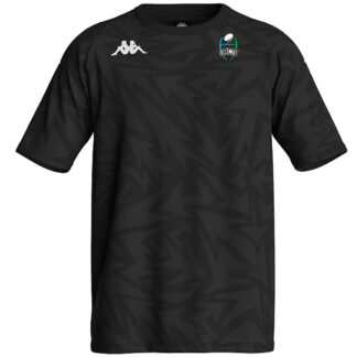 Tee shirt poly Kappa Homme Noir – modèle FAVERO