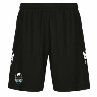 Short training Kappa Enfant Noir – modèle LUVIOZIP