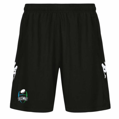 Short training Kappa Enfant Noir – modèle LUVIOZIP