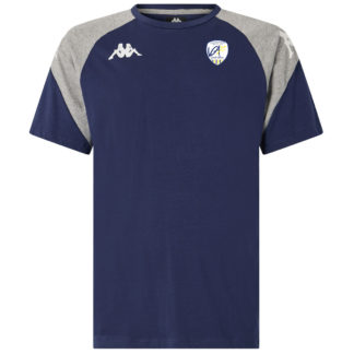 Tee shirt coton Kappa Enfant Marine Gris - modèle LACCIO