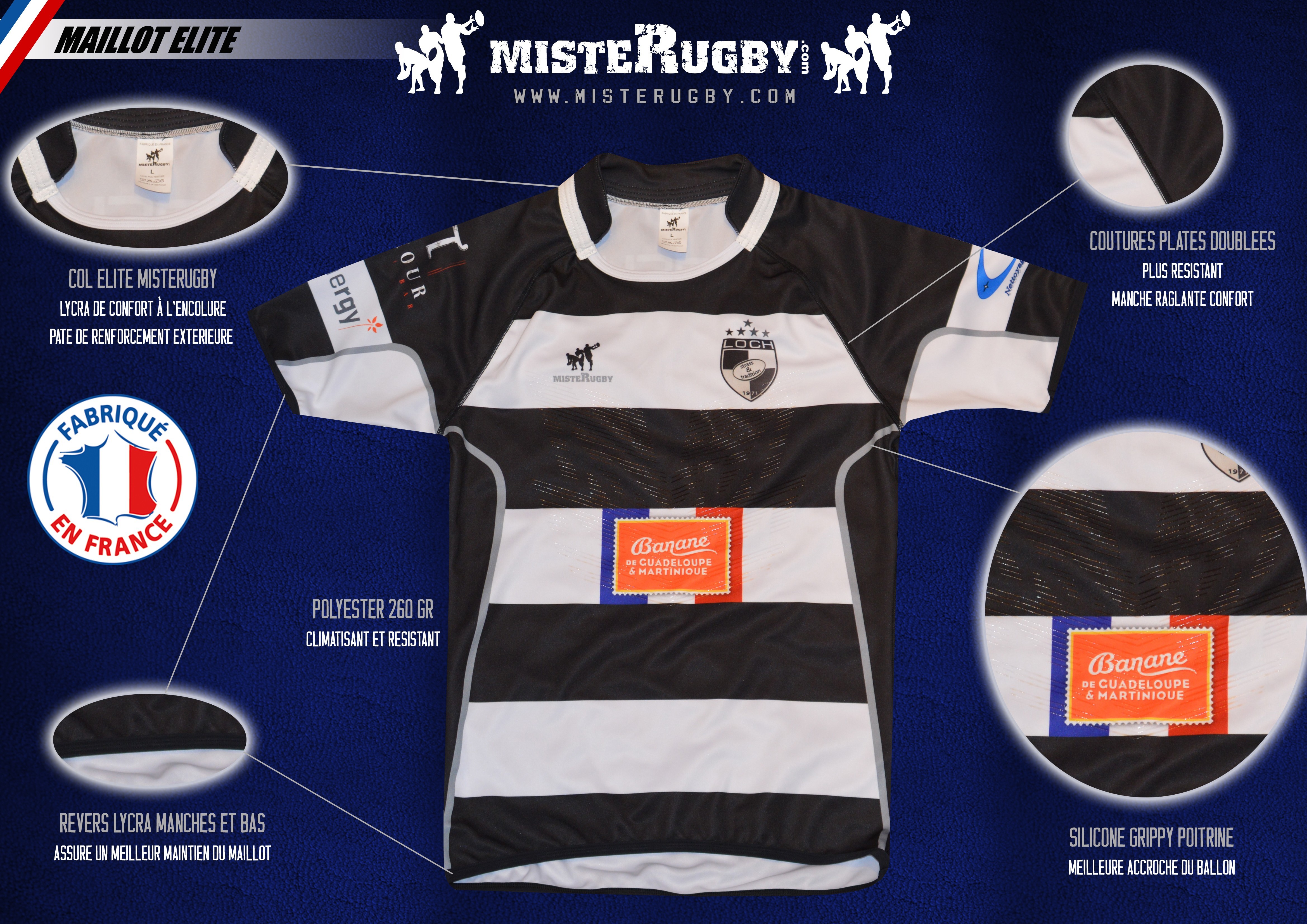 Maillot De Rugby Homme R900 pour les clubs et équipes
