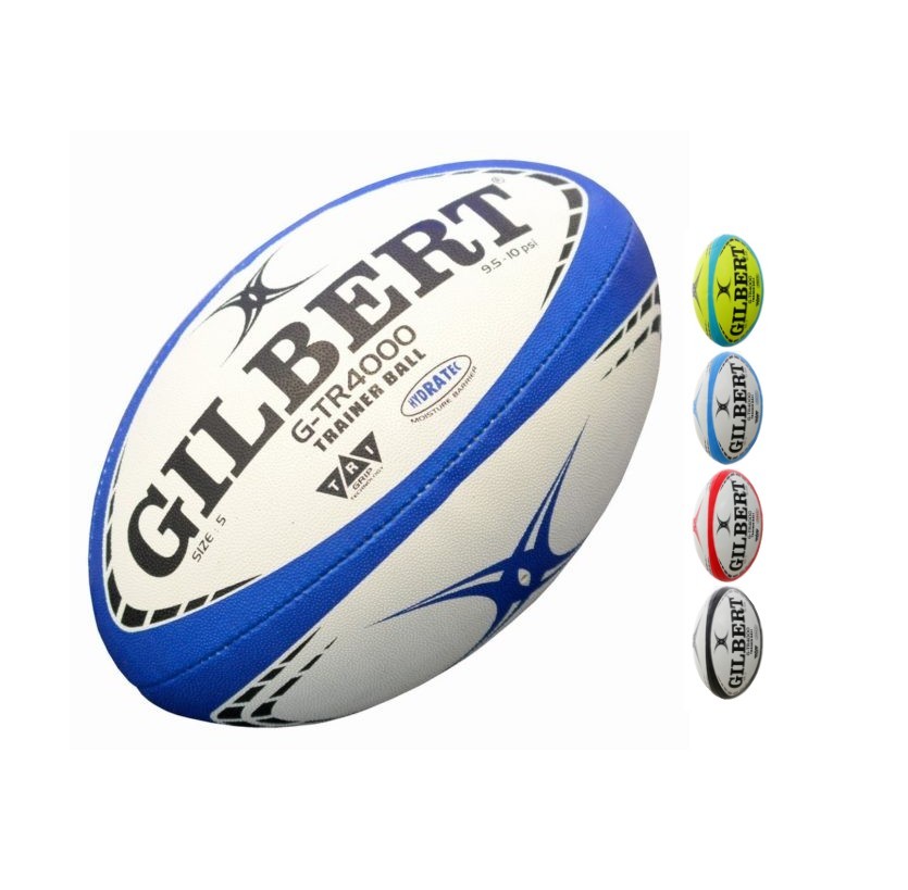 Ballon de rugby Gilbert Ballon g-tr4000 top 14 Blanc Taille : 5