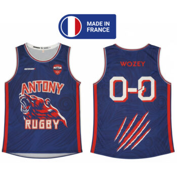 Débardeur sublimé MisteRugby - modèle BASKET 100% personnalisable – Image 1