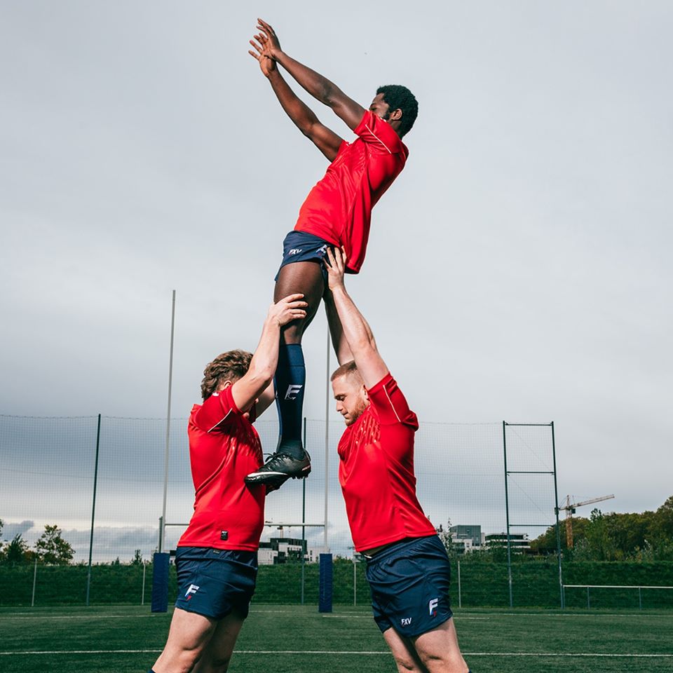 Short De Rugby FORCE XV Force 2 Pour Enfant - Couleur Marine - Logo Brodé - Pour Entraînement Et Match