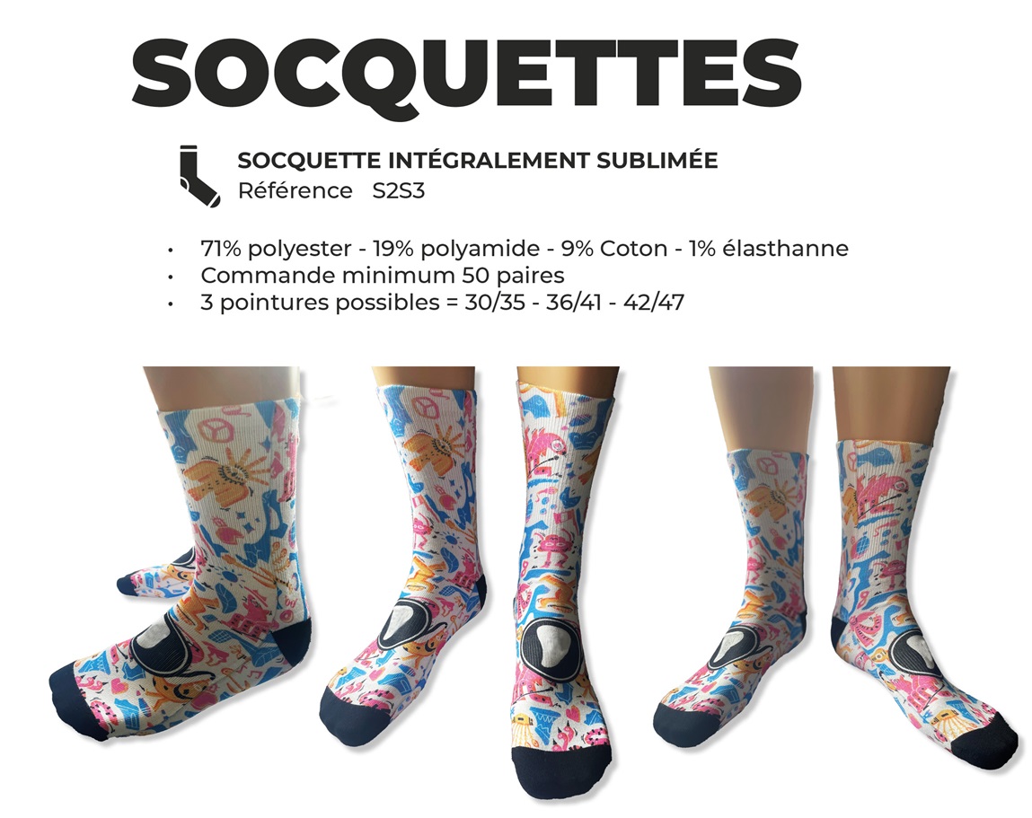 Socquettes sublimées